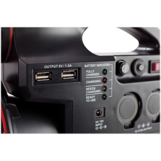 Celestron PowerTank 7 Ah 12 VDC Power Supply – A 12 V DC portable power supply with 7 Ah capacity for powering computerized telescopes and other 12 V equipment.